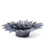 Gerbera Daisy Ceramic Flower – Blue Grey – 5″x2″